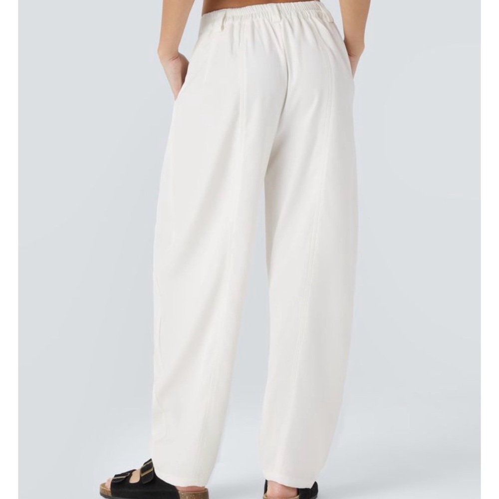 Women's White Pants - Picture 2 of 8
